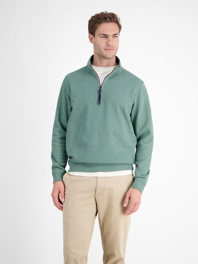 Unifarbener Sweattroyer für Herren - LERROS