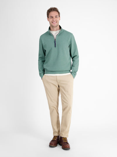 Unifarbener Sweattroyer für Herren - LERROS