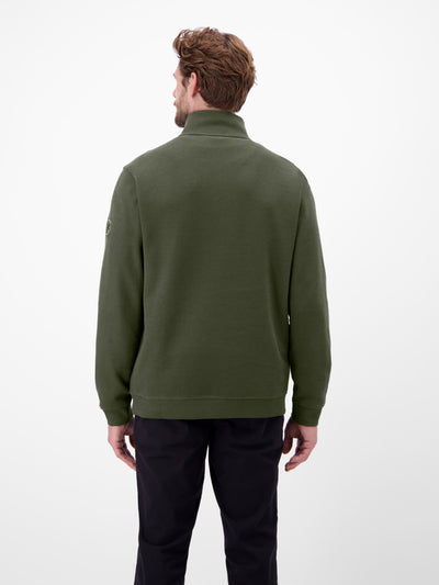 Unifarbener Sweattroyer für Herren - LERROS