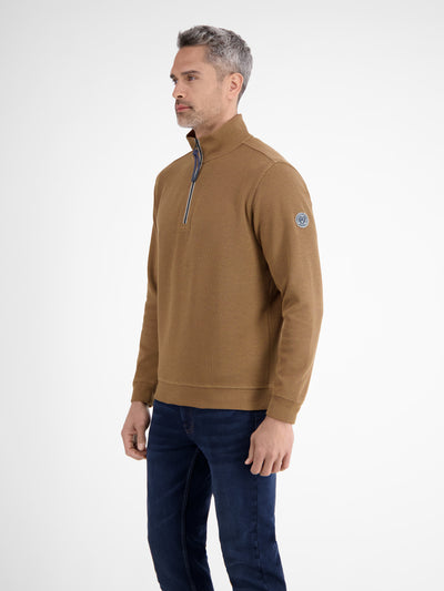 Unifarbener Sweattroyer für Herren - LERROS