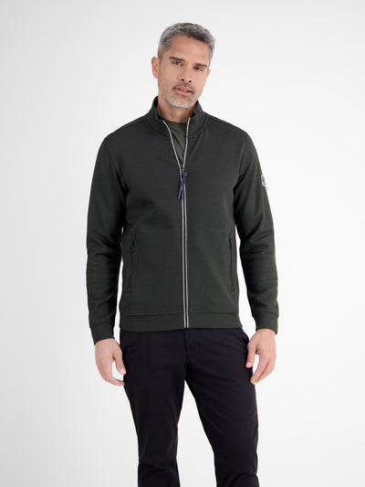 Sweatjacke in weicher Strukturqualität - LERROS