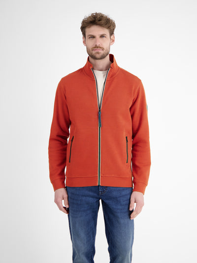 Sweatjacke in weicher Strukturqualität - LERROS