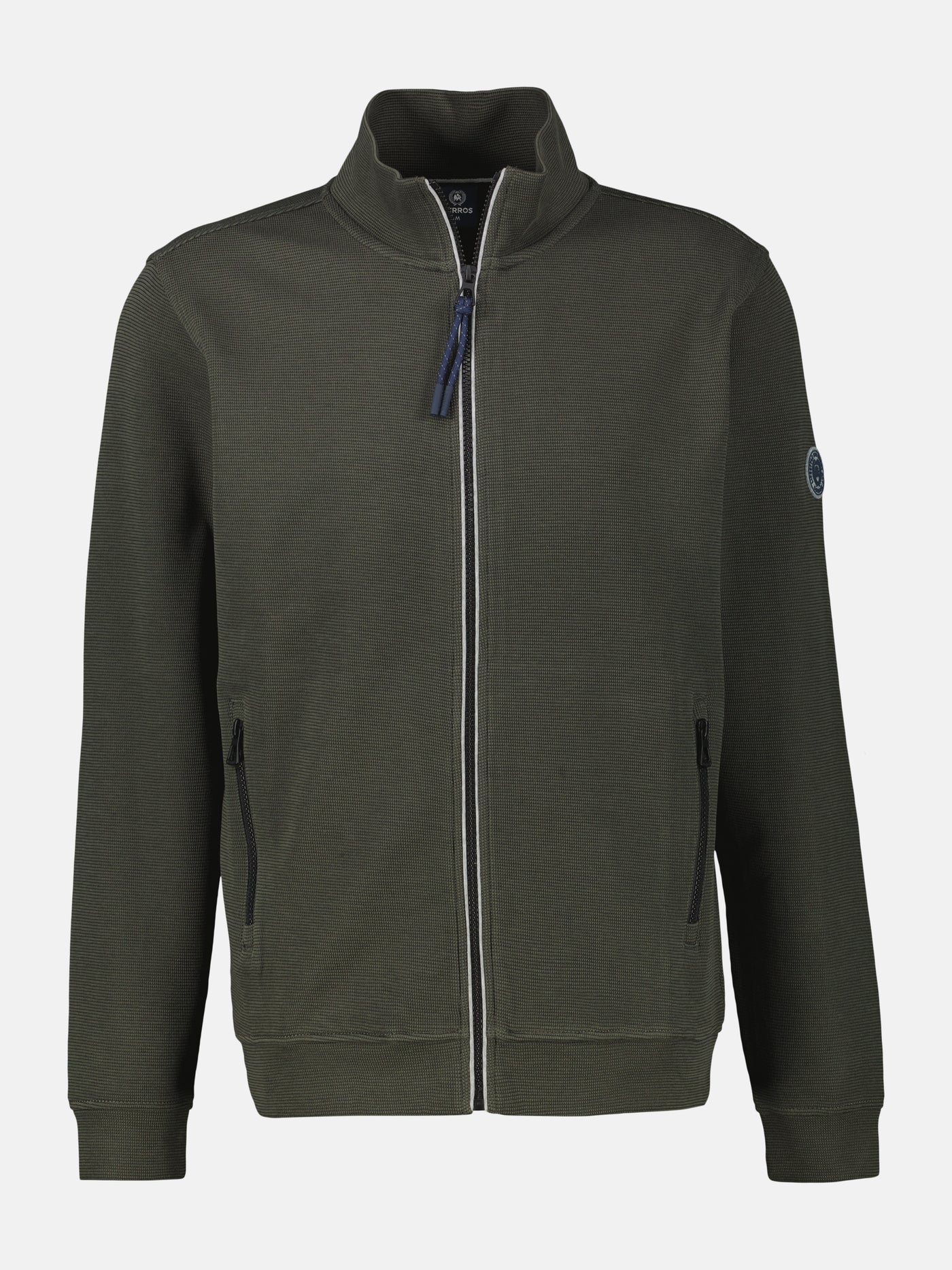 Sweatjacke in weicher Strukturqualität - LERROS