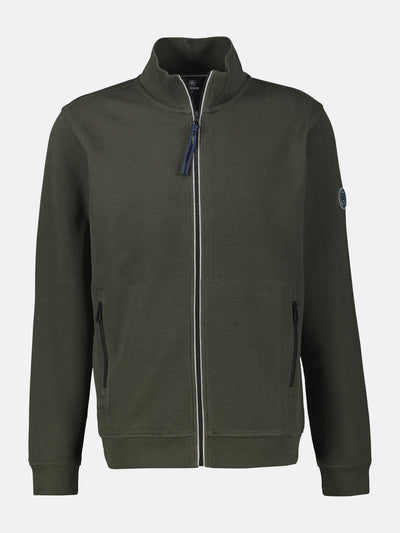 Sweatjacke in weicher Strukturqualität - LERROS
