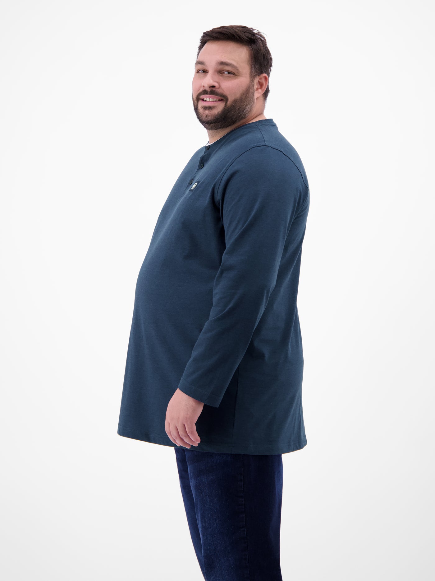 Serafino-Langarmshirt für Herren - LERROS