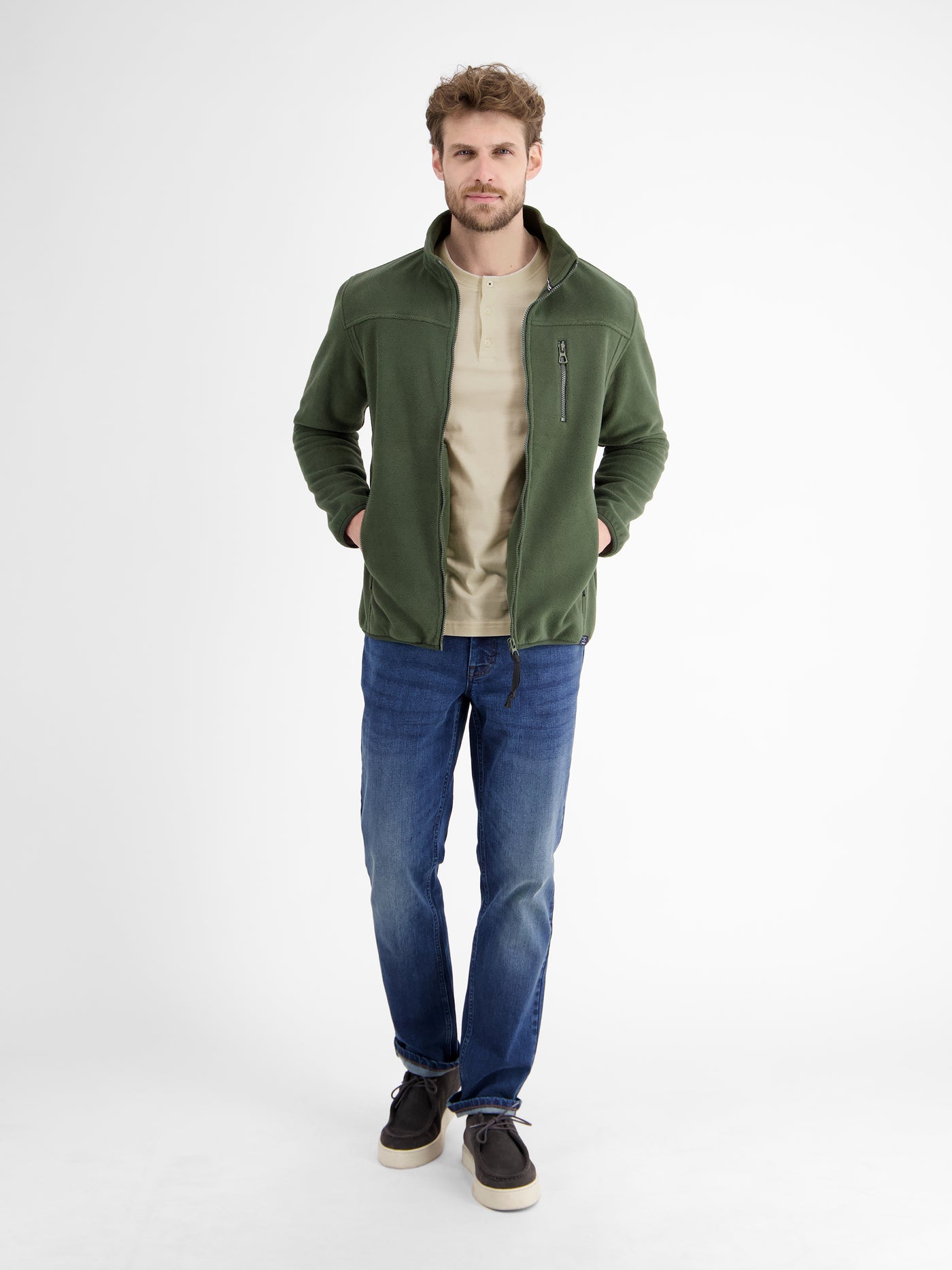 Serafino-Langarmshirt für Herren - LERROS