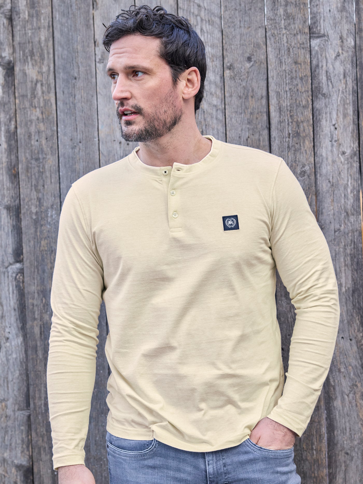 Serafino-Langarmshirt für Herren - LERROS