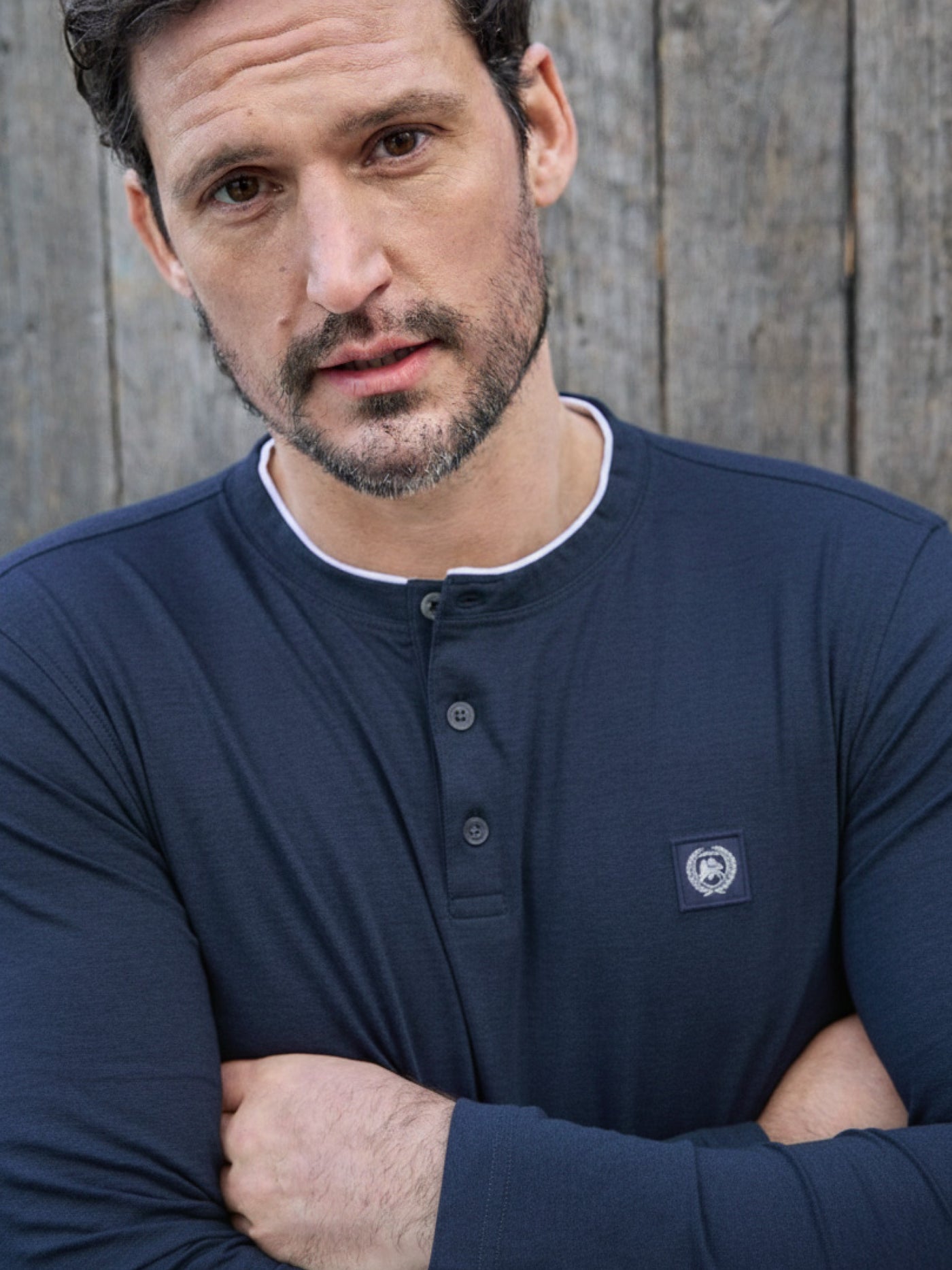 Serafino-Langarmshirt für Herren - LERROS