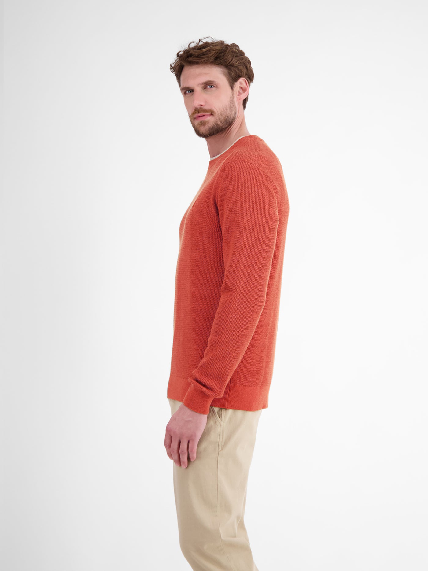 Herren Strickpullover in Strukturqualität - LERROS