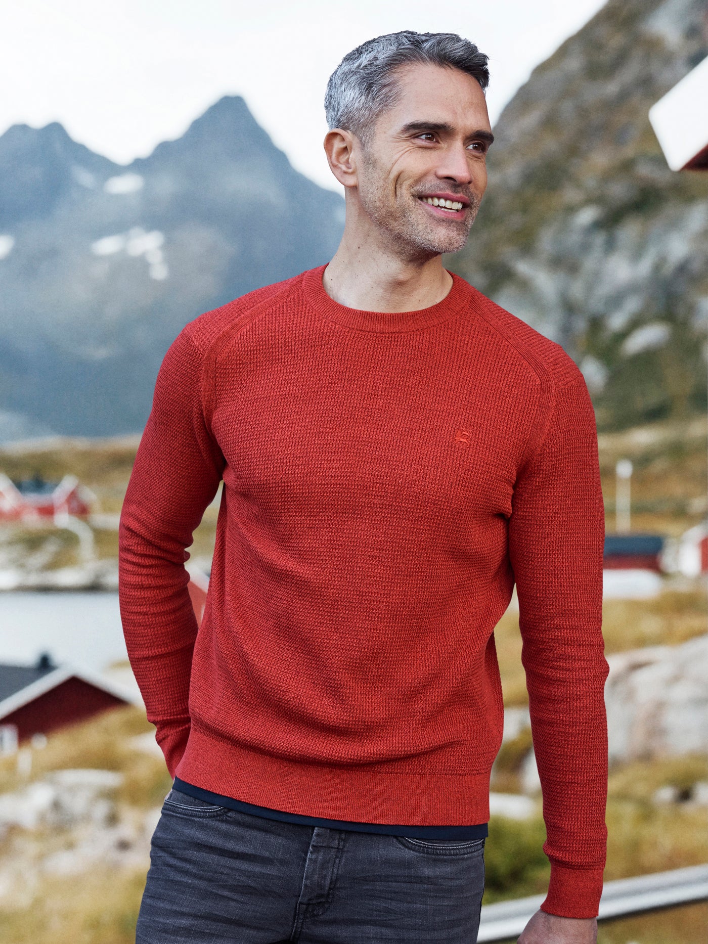 Herren Strickpullover in Strukturqualität - LERROS