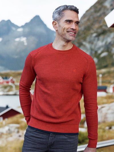 Herren Strickpullover in Strukturqualität - LERROS