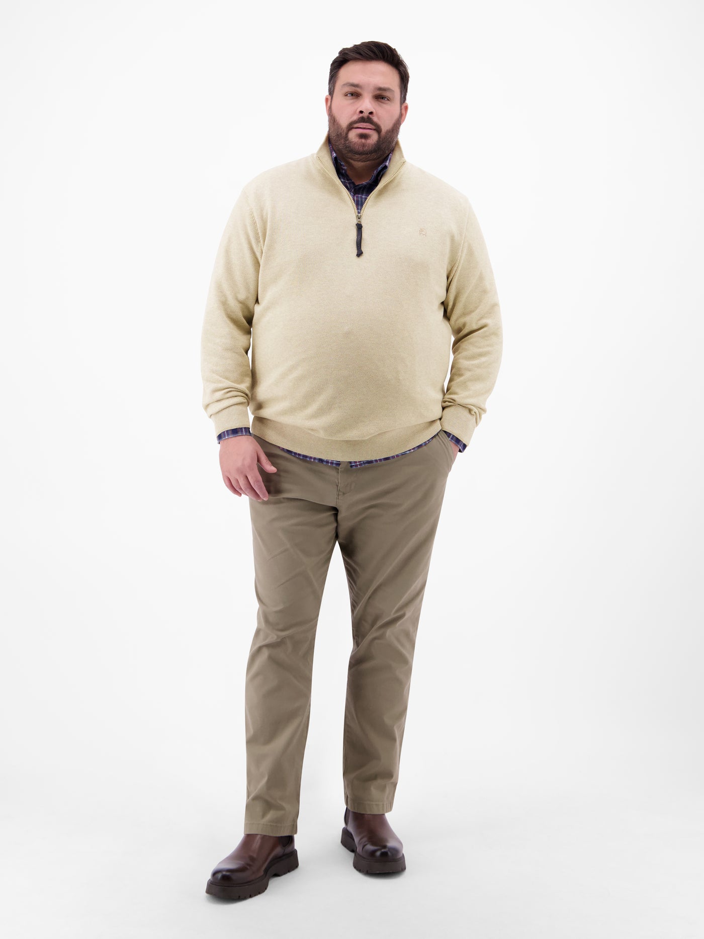 Herren Stricktroyer in lebendiger Optik - LERROS