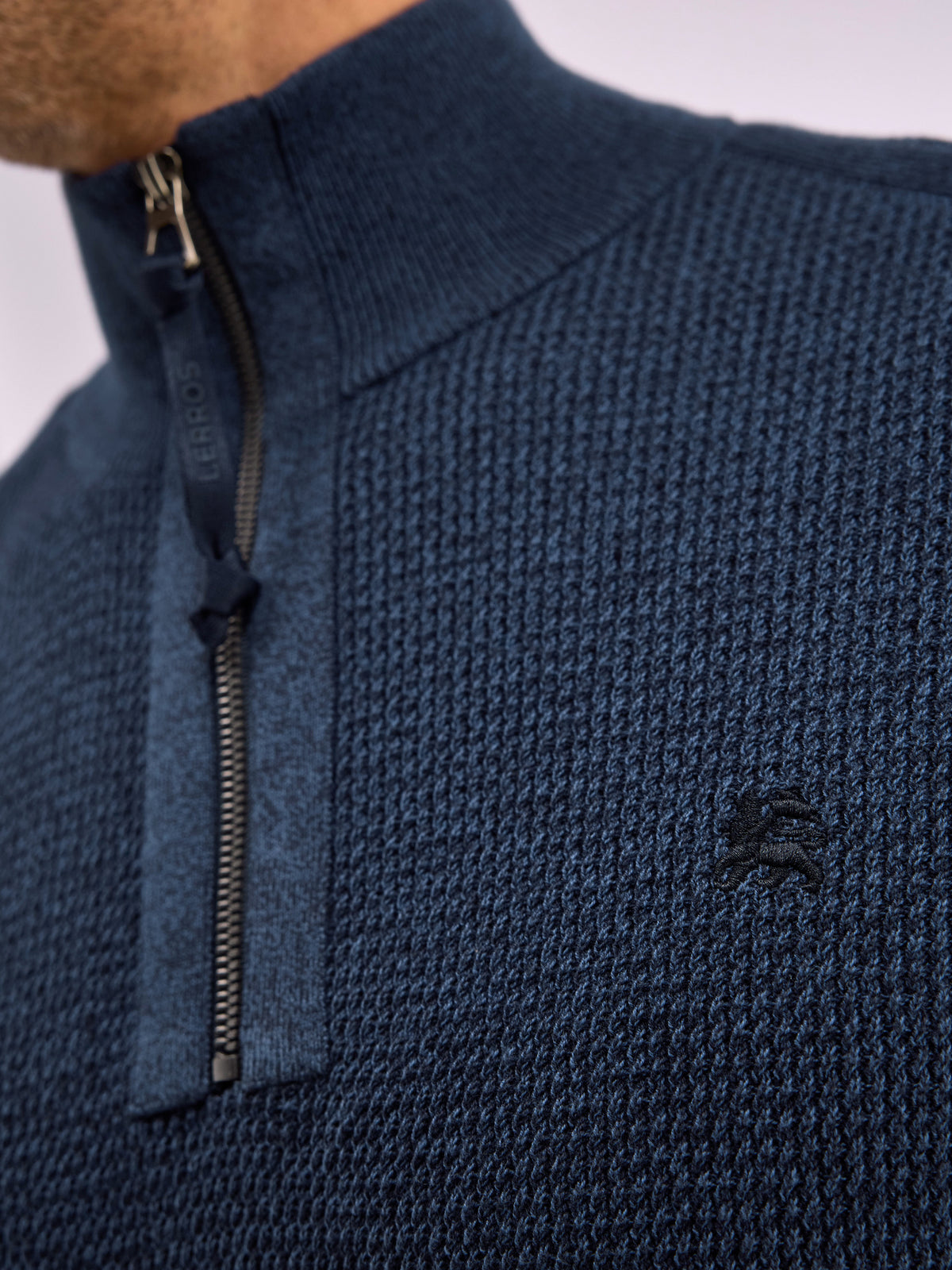 Herren Stricktroyer in Melange-Optik - LERROS