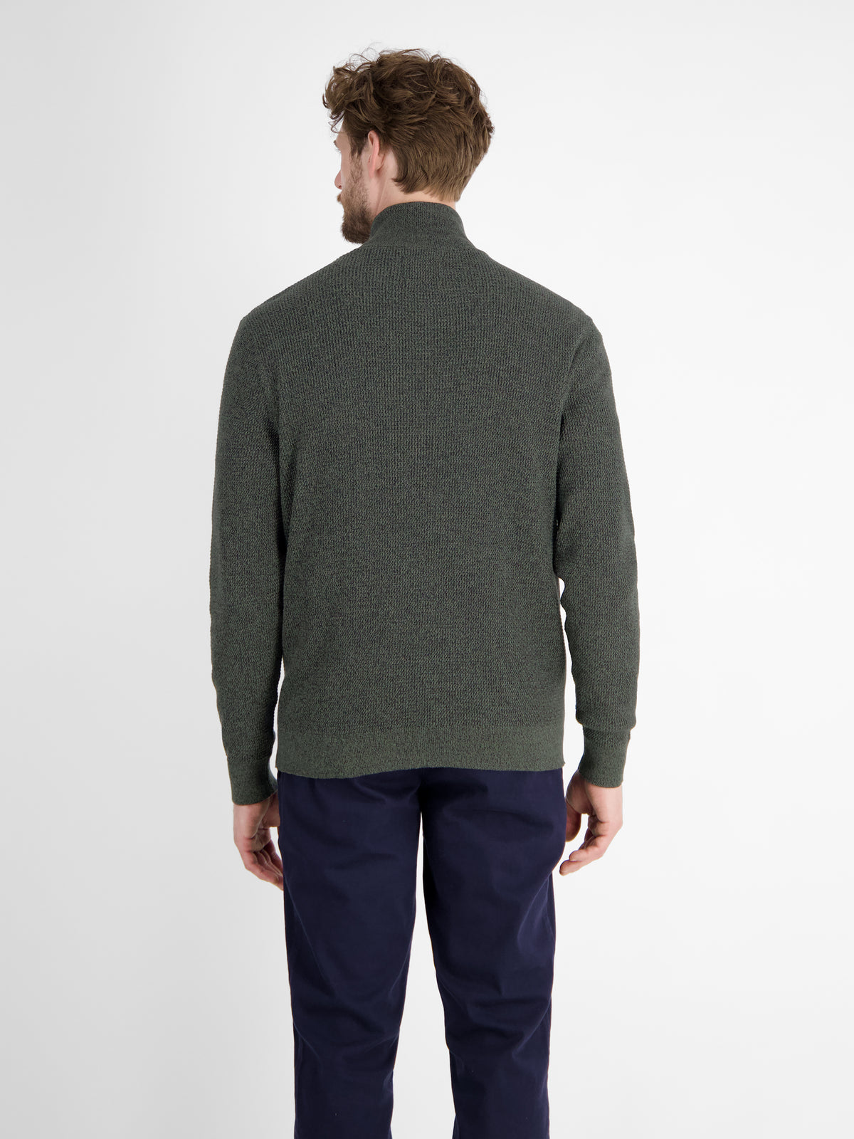 Herren Stricktroyer in Melange-Optik - LERROS