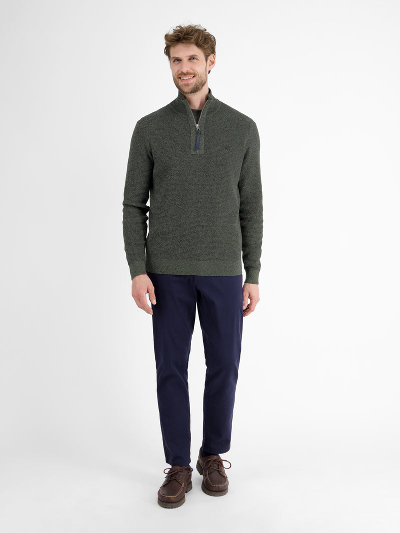 Herren Stricktroyer in Melange-Optik - LERROS