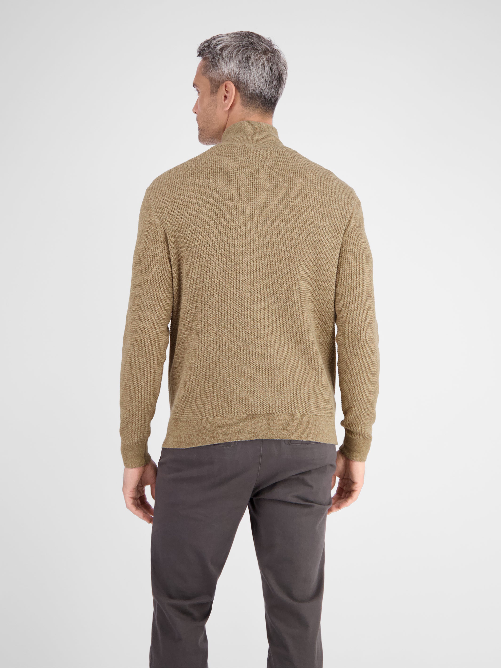 Herren Stricktroyer in Melange-Optik - LERROS