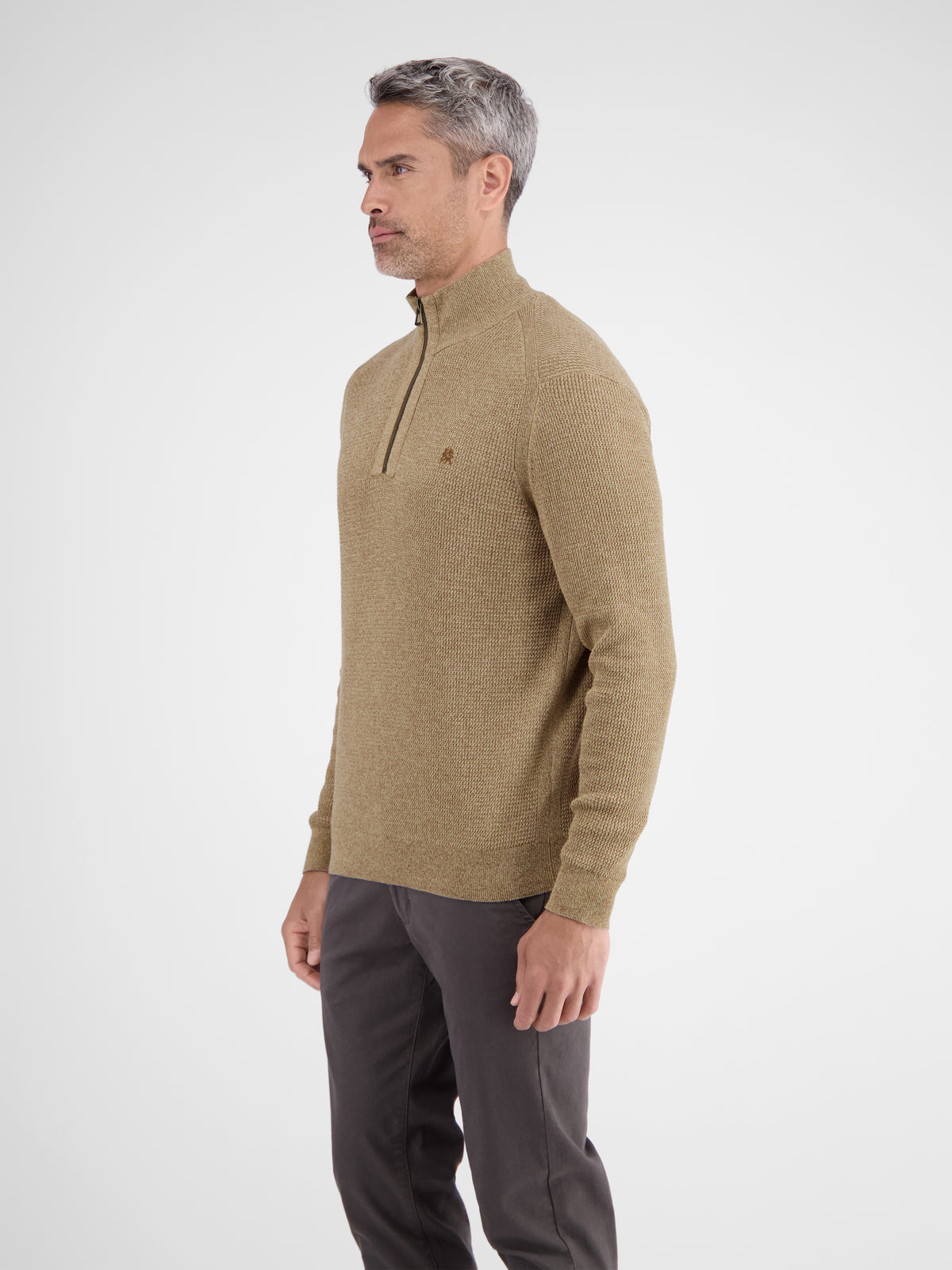 Herren Stricktroyer in Melange-Optik - LERROS