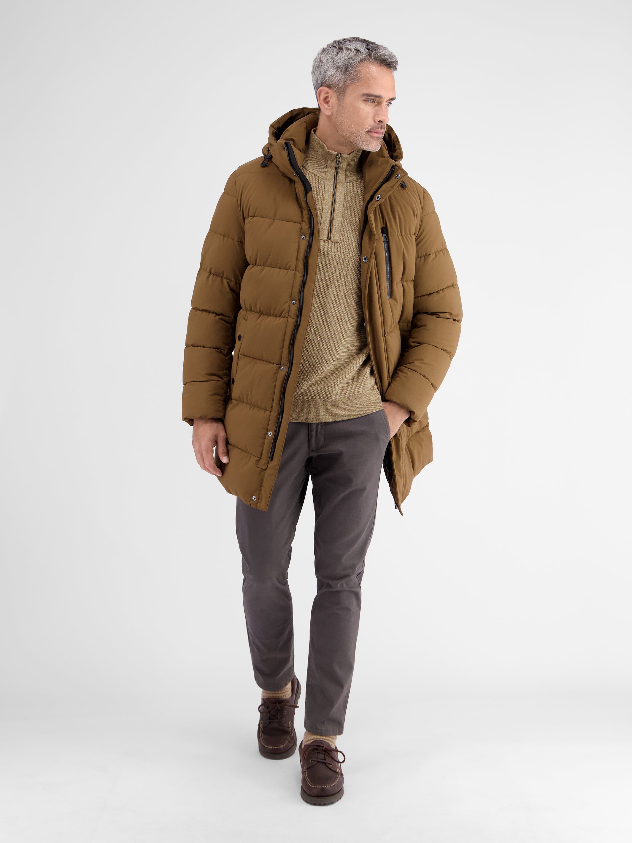 Herren Stricktroyer in Melange-Optik - LERROS
