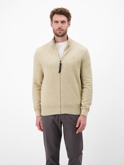 Melange-Strickjacke für Herren - LERROS