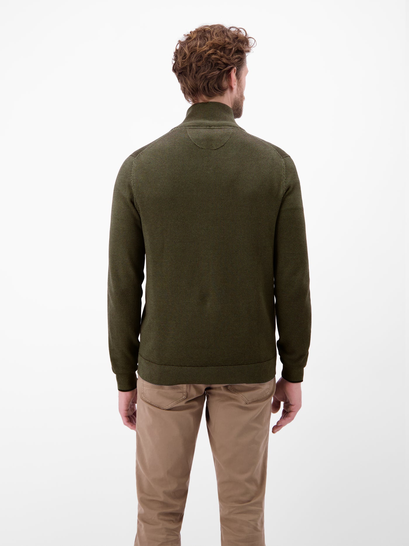 Melange-Strickjacke für Herren - LERROS