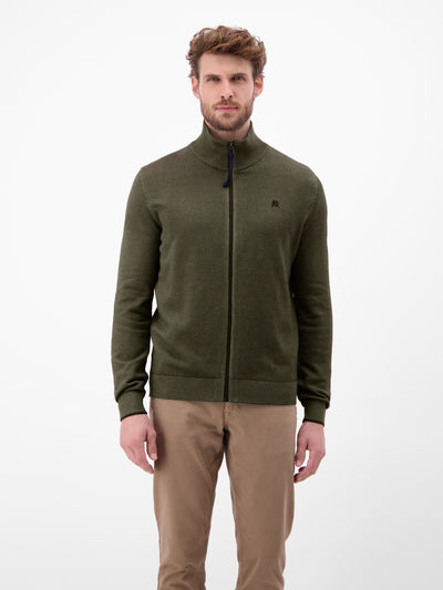 Melange-Strickjacke für Herren - LERROS