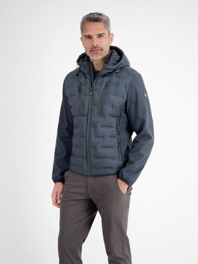 Sportive Hybrid-Jacke mit Steppfront - LERROS