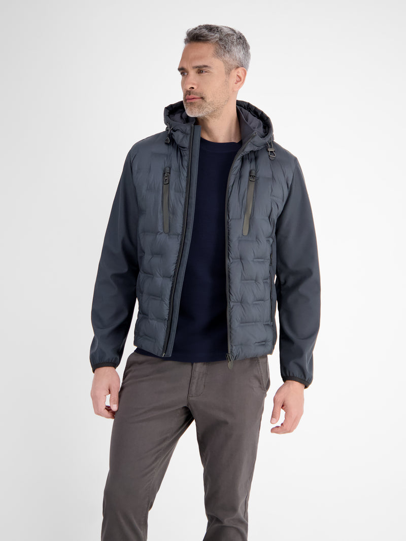 Sportive Hybrid-Jacke mit Steppfront - LERROS