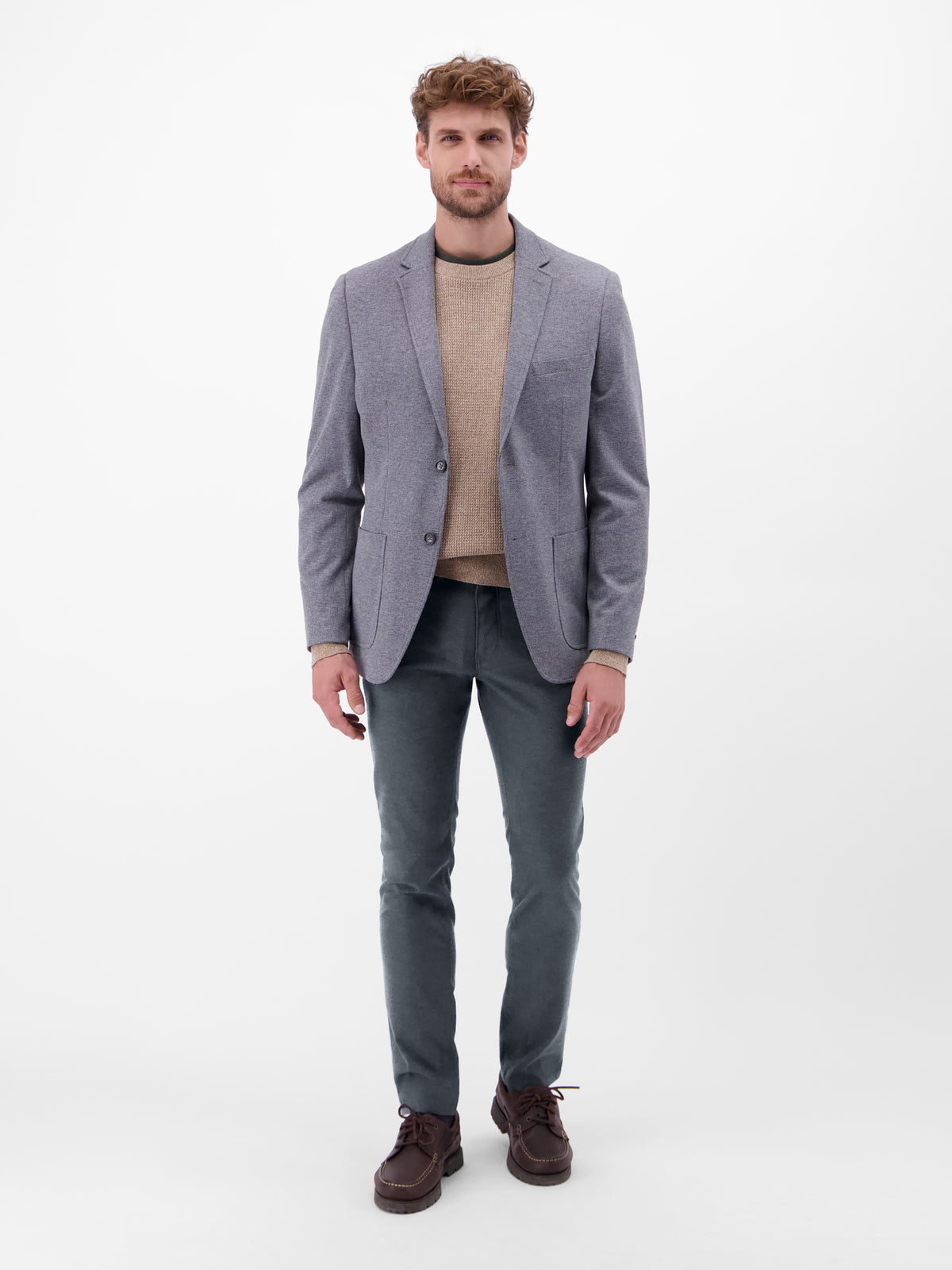 Herren Hose CONLIN in Wolloptik, SLIM FIT - LERROS