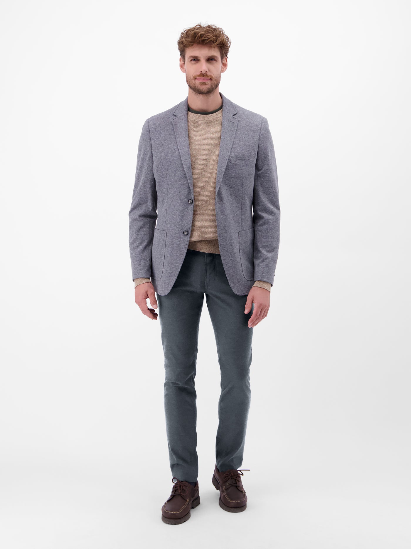 Herren Hose CONLIN in Wolloptik, SLIM FIT - LERROS