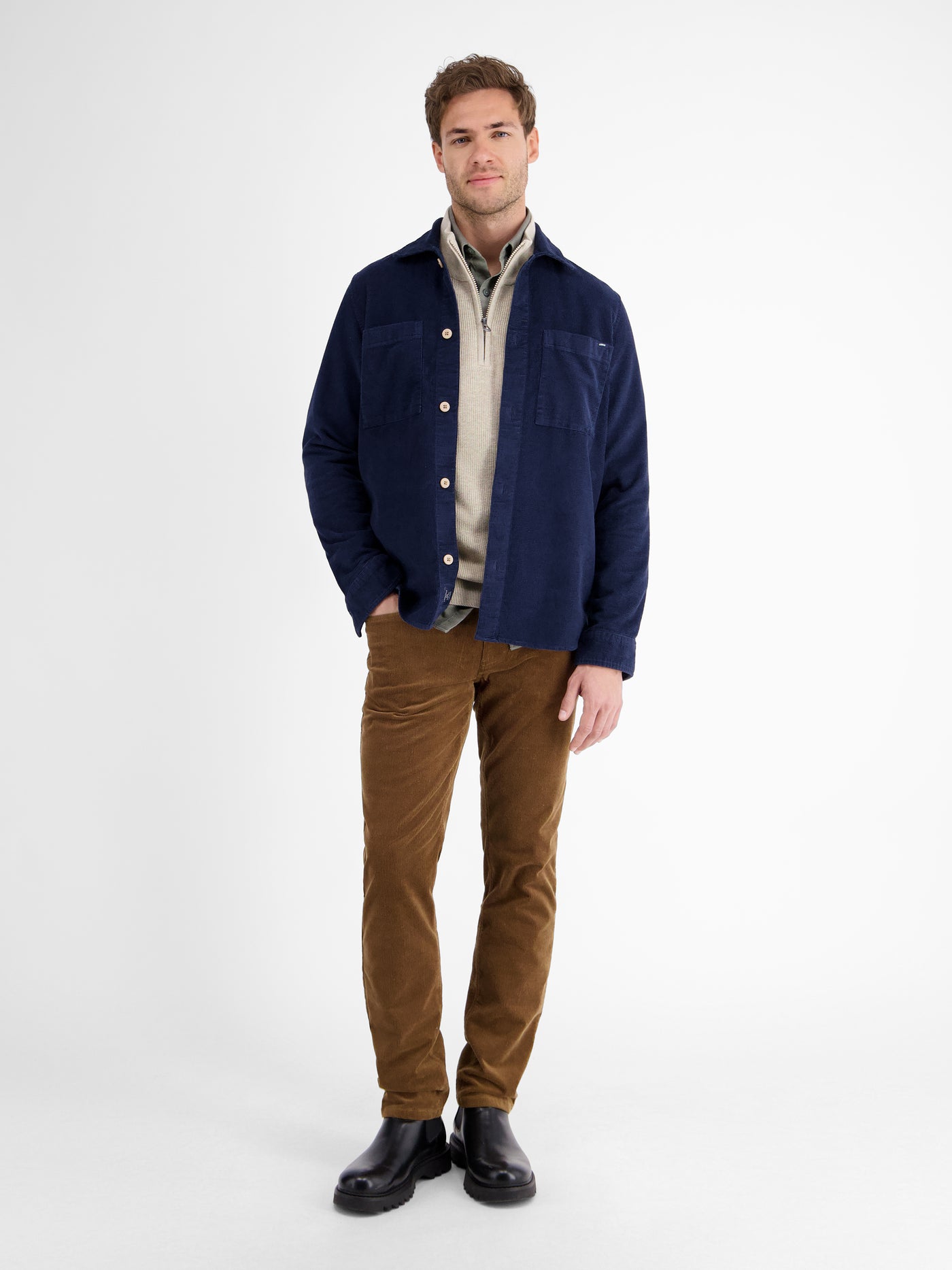 Cordhose, SLIM FIT, modisch und lässig - LERROS