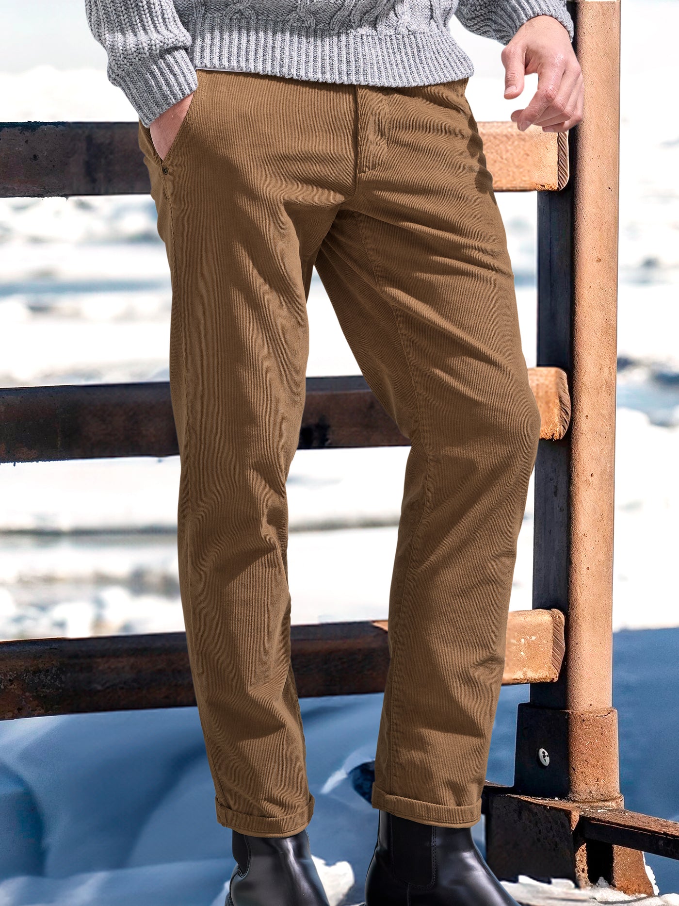 Cordhose, SLIM FIT, modisch und lässig - LERROS