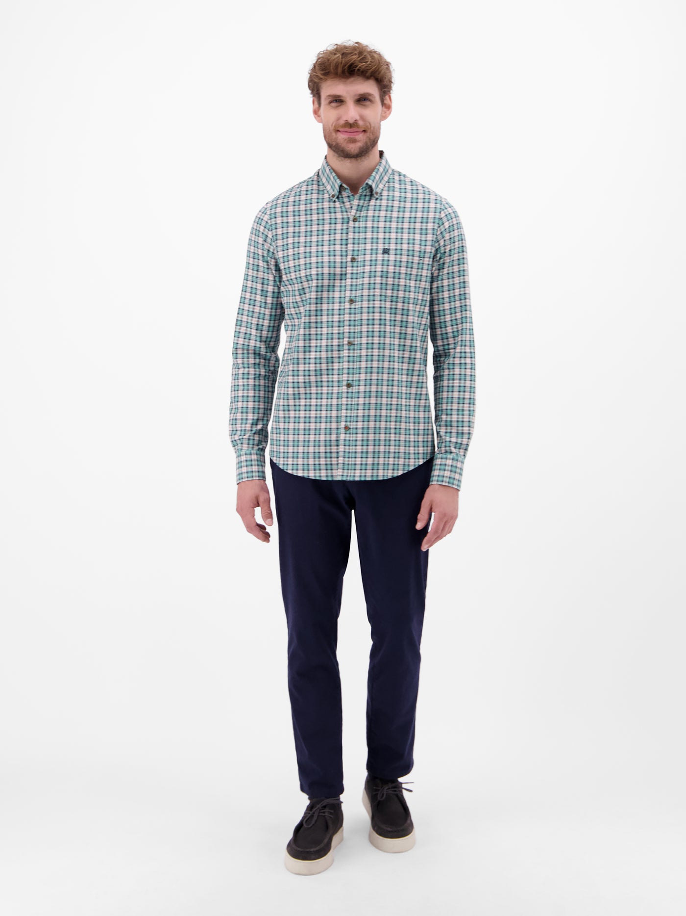 Kariertes Herrenhemd, sportiv und stilbewusst - LERROS