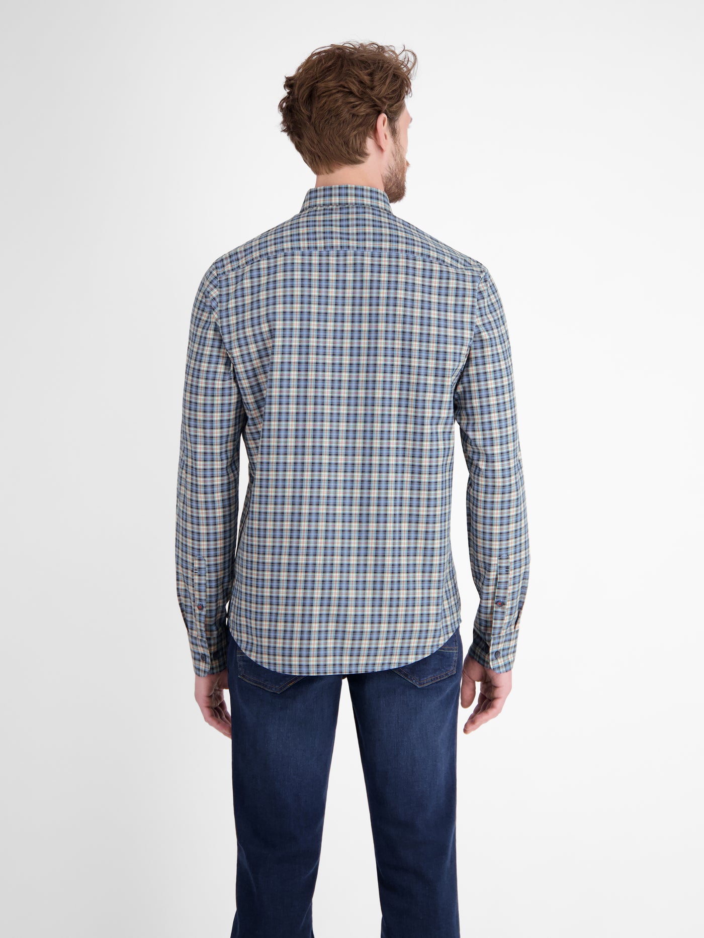 Kariertes Herrenhemd, sportiv und stilbewusst - LERROS