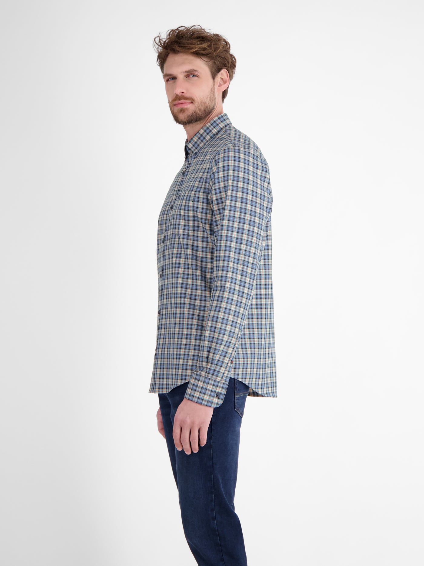 Kariertes Herrenhemd, sportiv und stilbewusst - LERROS