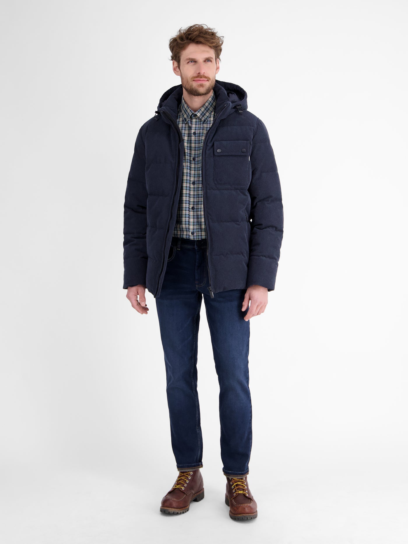 Kariertes Herrenhemd, sportiv und stilbewusst - LERROS