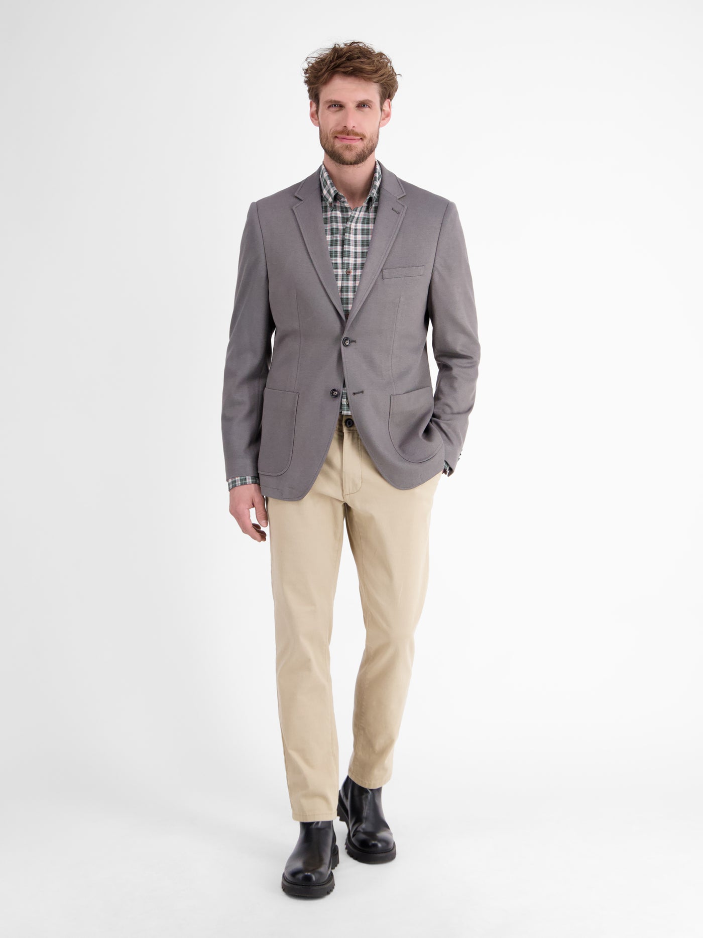 Kariertes Herrenhemd, sportiv und stilbewusst - LERROS