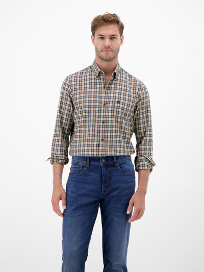 Kariertes Herrenhemd, sportiv und stilbewusst - LERROS