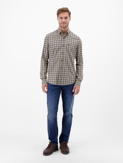 Kariertes Herrenhemd, sportiv und stilbewusst - LERROS