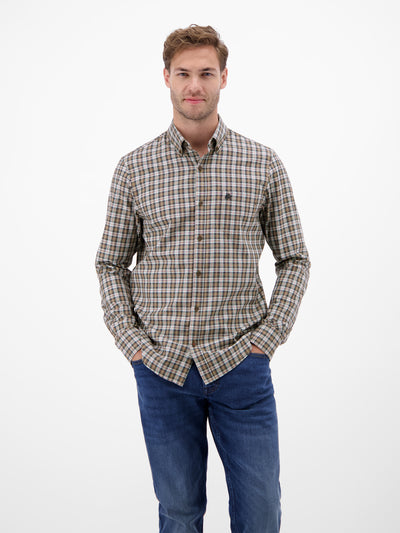 Kariertes Herrenhemd, sportiv und stilbewusst - LERROS