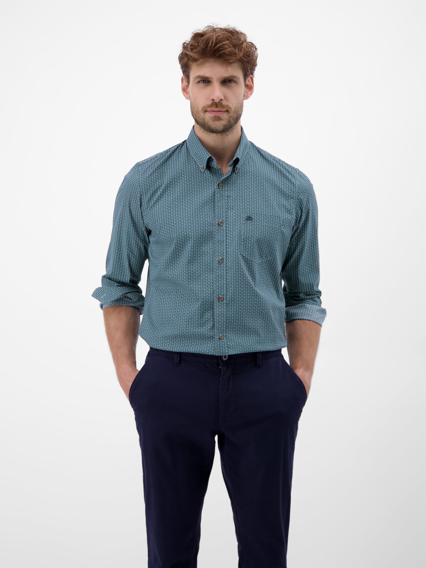 Herrenhemd mit Ornamentmuster - LERROS