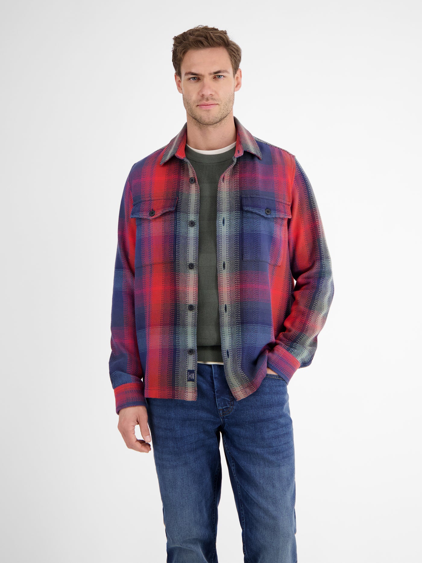 Hemdjacke im Holzfällerstil, robust, lässig, zeitlos - LERROS