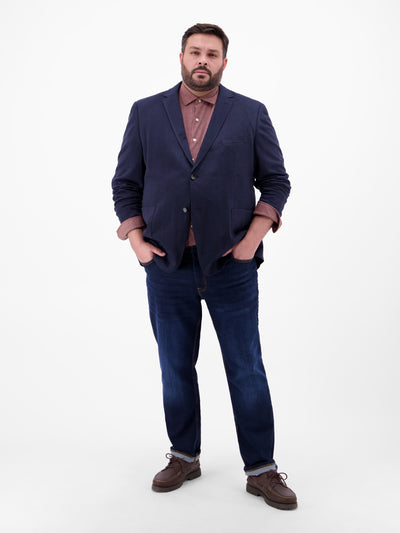 Übergrössen-Hemd mit Minimal-Karomuster