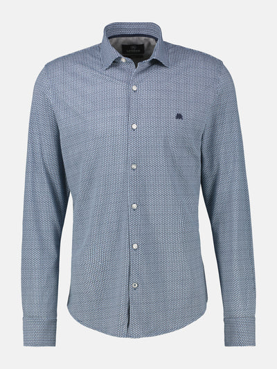 Übergrössen-Hemd mit Minimal-Karomuster - LERROS