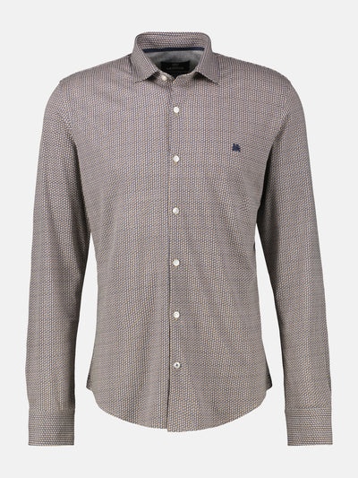 Übergrössen-Hemd mit Minimal-Karomuster - LERROS