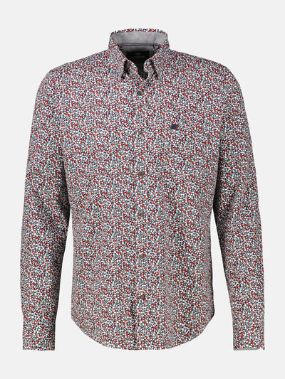 Herren Langarmhemd, modern gemustert - LERROS