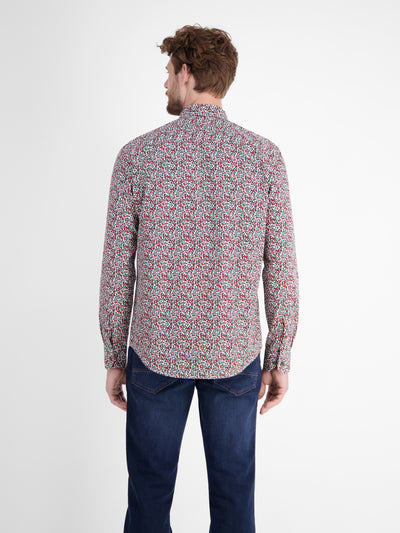 Herren Langarmhemd, modern gemustert - LERROS