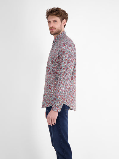 Herren Langarmhemd, modern gemustert - LERROS