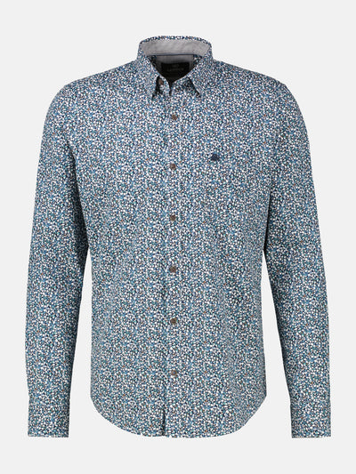 Herren Langarmhemd, modern gemustert - LERROS