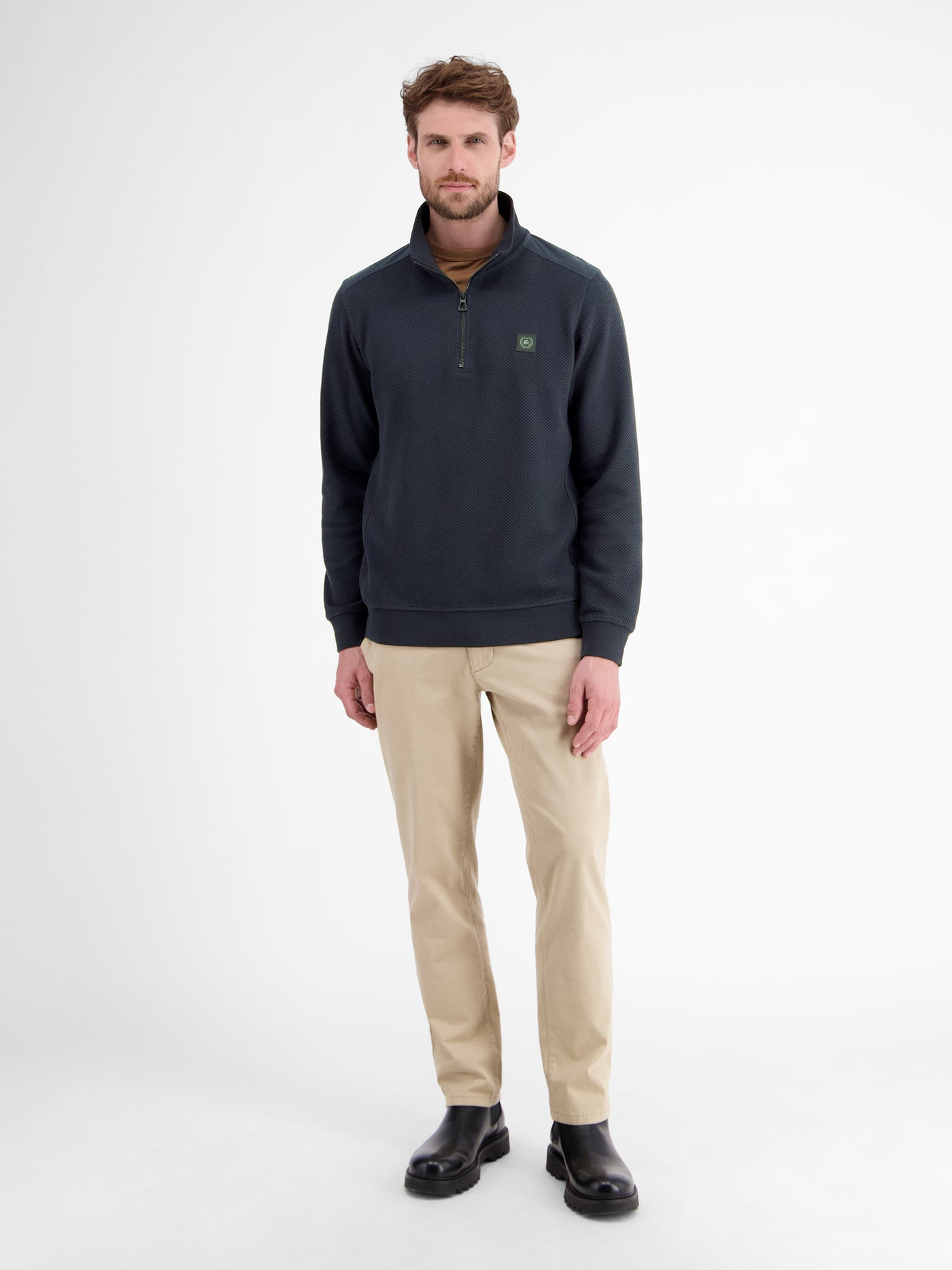 Herren Troyer in sportiver Struktur - LERROS