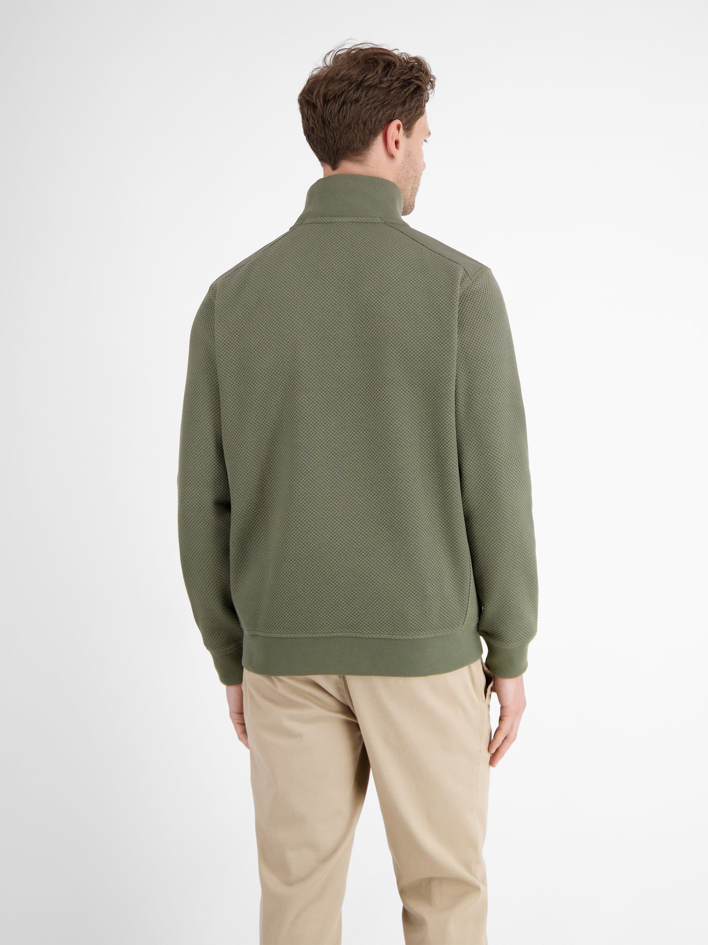 Herren Sweatjacke in sportiver Struktur - LERROS